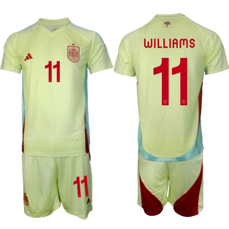 Men 2024-2025 Season Spain away green 11 Soccer Jersey